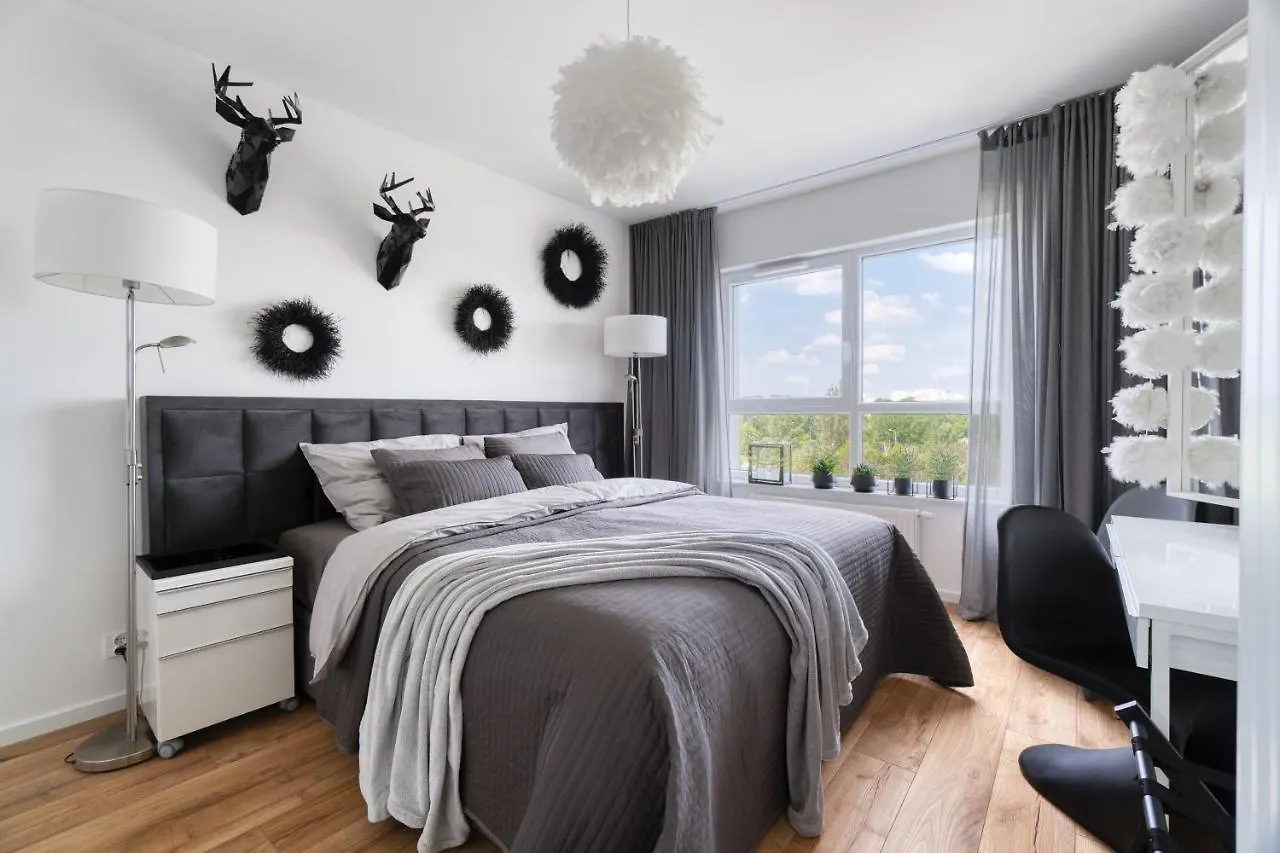 Apartamenty Baltica Towers Modern White&Black Gdańsk Hotel apartamentowy